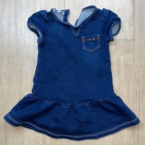 Gucci Short-Sleeve Denim Dress, Girls' 18 - 24 months